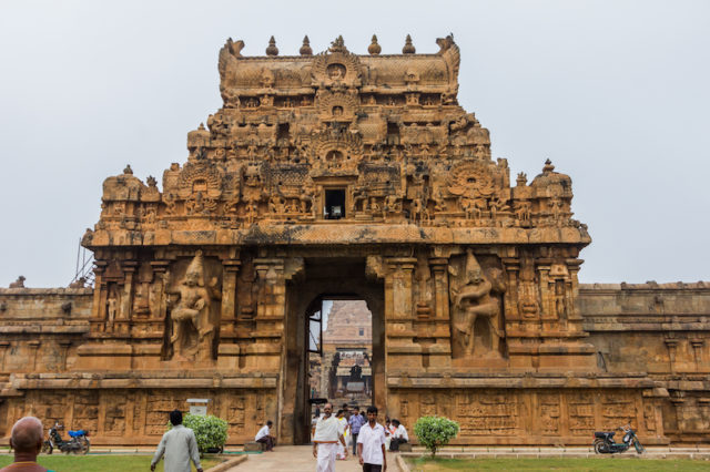 Gopura (Brihadesvara Temple in Thanjavur)